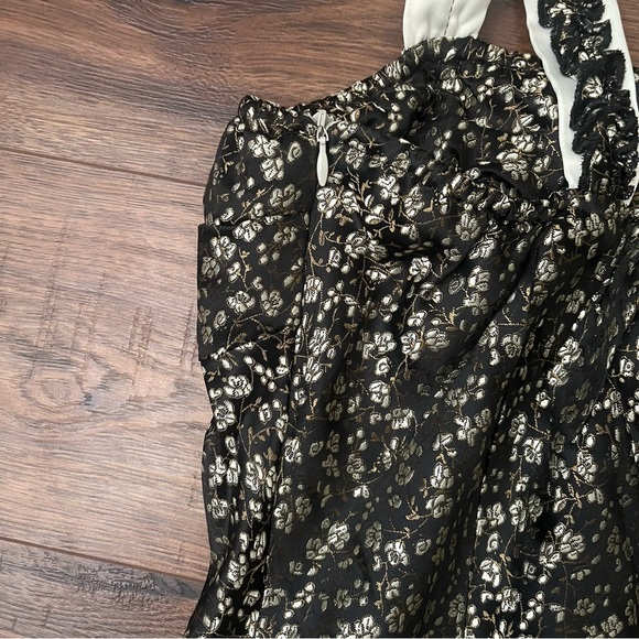 Vintage Y2K Womens Babydoll Sleeveless Blouse Whimsigoth Fairy Dark Acadamia XXL - Picture 6 of 8